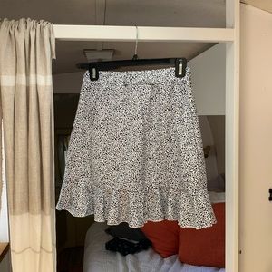 Shein polka dot skirt